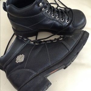 Women's Authentic Harley Davidson Leather Boots